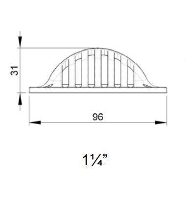 Crépine d'admission TRUDESIGN bateau moteur ou voile
